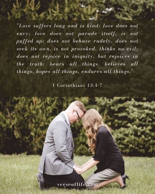 1 Corinthians 13_4-7 in 30 Powerful Bible Verses to Pray for Your Future Husband