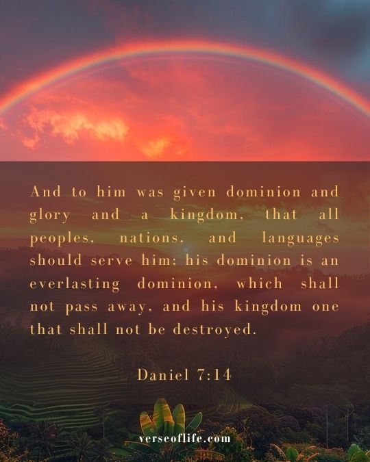 Daniel 7_14 Bible verse for authority