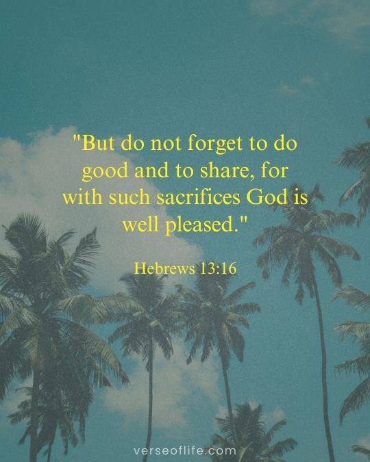Hebrews 13_16 in 100 timeless bible verse