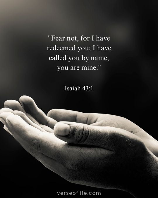 Isaiah 43_1 in 60 Comforting Bible Verses for a Grieving Heart