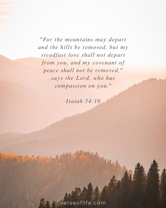 Isaiah 54_10 bible verses for grieving heart