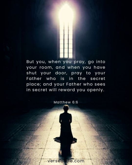 Matthew 6_6 pray in 100 timeless bible verses