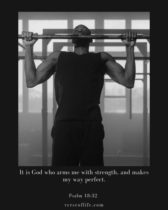 Psalm 18_32  Bible Verses for Athletes
