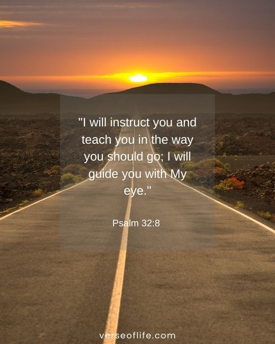 Psalm 32_8 for Wisdom in 100 timeless bible verses