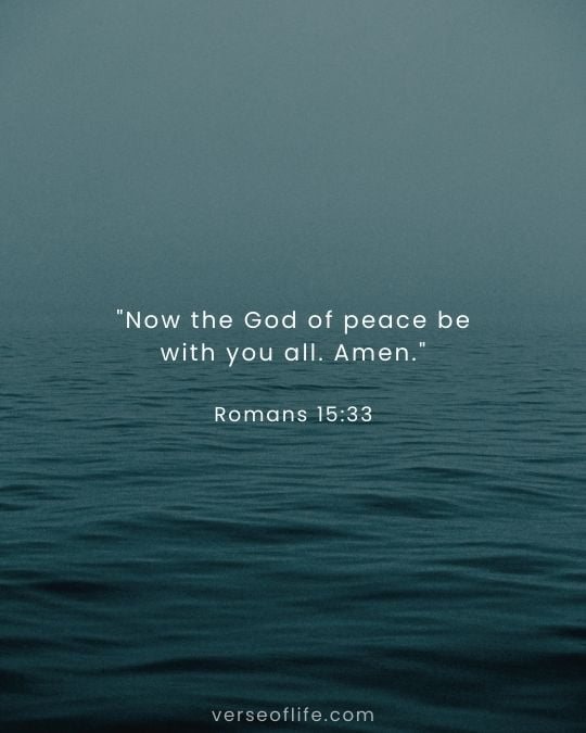 Romans 15_33 in 100 timeless bible verses for peace