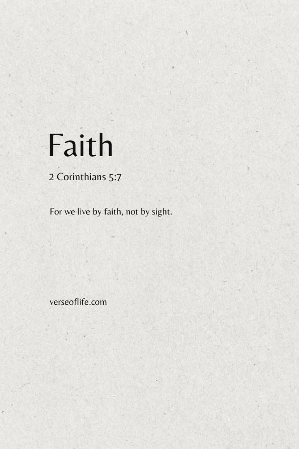 2 Corinthians 5 7 Minimalist Bible verse