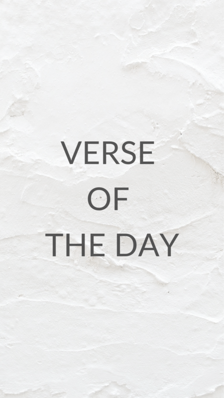 Verse of the day
