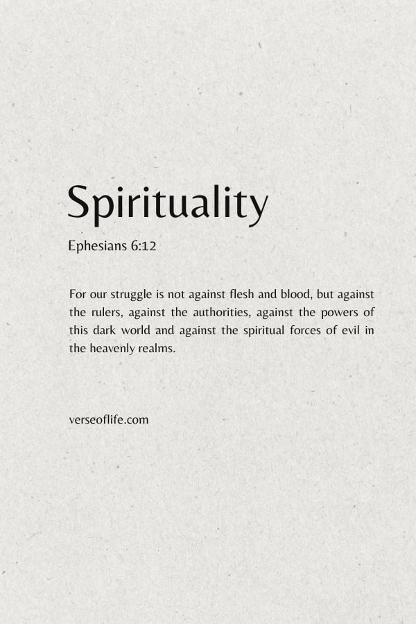 Ephesians 6 12 Minimalist Bible verse