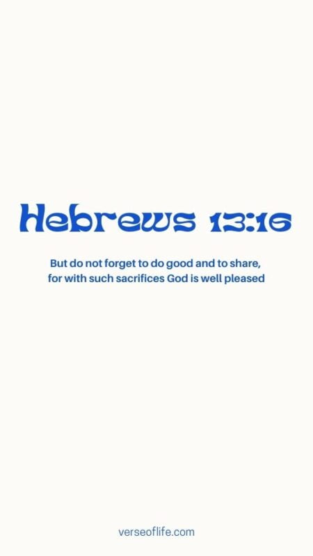 Hebrews 13 16 20 phone background bible verses 1