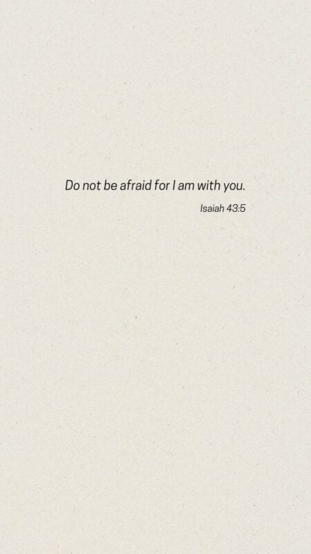 Isaiah 43:5 20 phone background bible verses