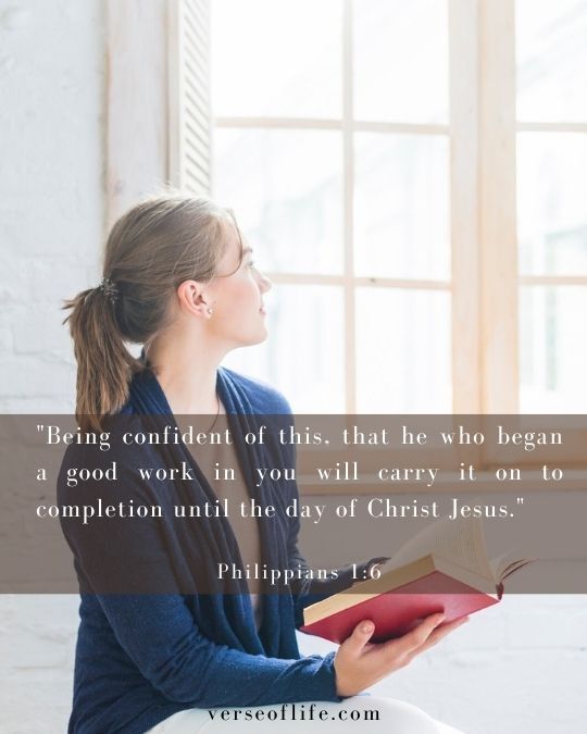 Philippians 1_6 in 50 Beautiful Bible Verses for Women_ Inspiration, Strength, and Guidance