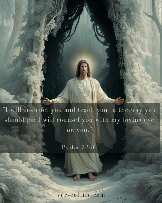 Psalm 32_8 in 45 Beautiful Psalms Verses