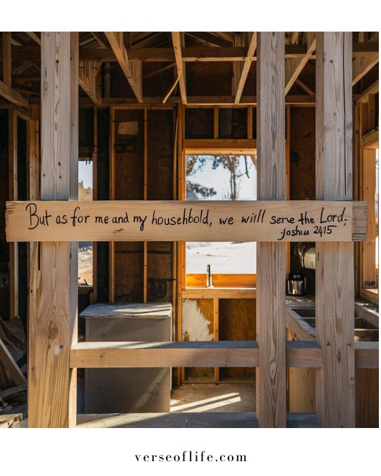 Joshua 24_15 50 Powerful Bible Verses to Build a Strong Foundation for Your Home