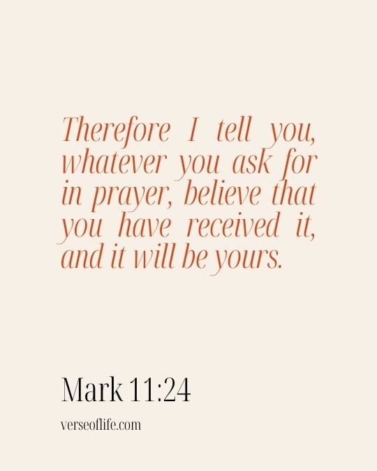 Mark 11_24 Best Jesus Verses