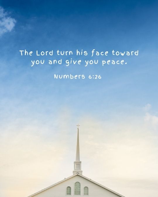 Numbers 6_26 100 Bible Verses for Being Alone with God