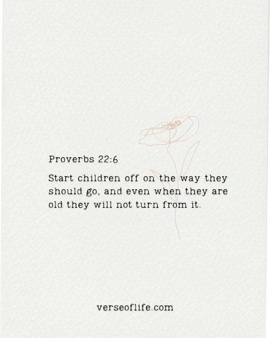 Proverbs 22_6 30 Inspiring Back to School Bible Verses for Teachers