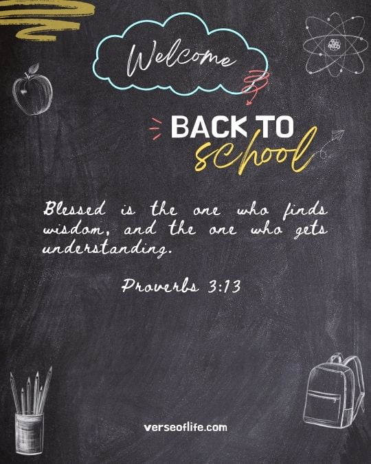 Proverbs 3_13 Encouraging Back to School Bible Verses for Students