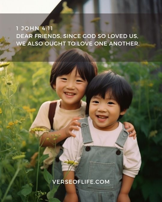 1 John 4_11 Bible Verses for Children to Learn