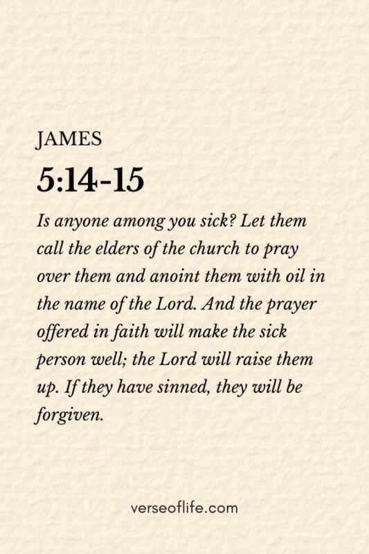 Bible aesthetics of James 514-15 in 80 Powerful Bible Verses About Prayer