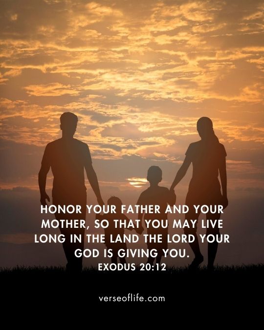 Exodus 20_12 Inspiring Bible Verses About Mothers