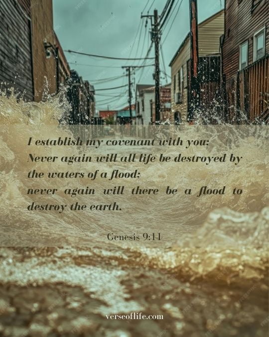 Genesis 9_11 Bible Verses About Noah and the Flood
