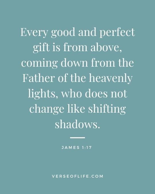 James 1_17 Bible Verses for Instagram Captions