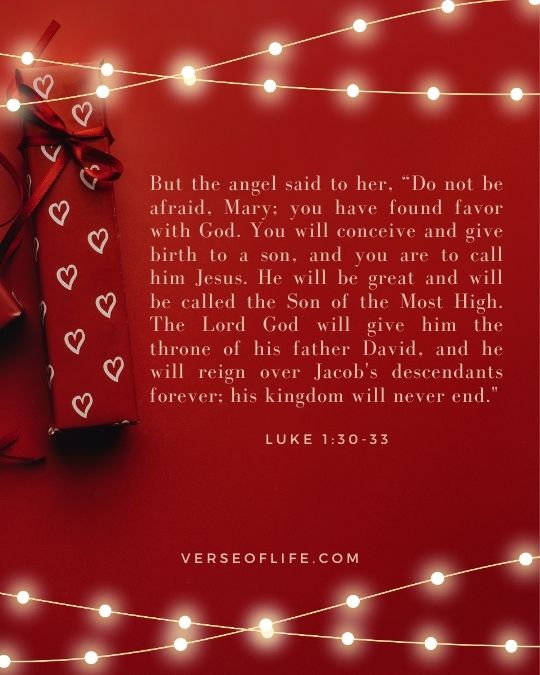 Luke 1_30-33 Best Christmas Bible Verses