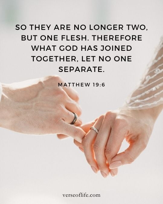 Matthew 19_6 Bible Verses About Marriage