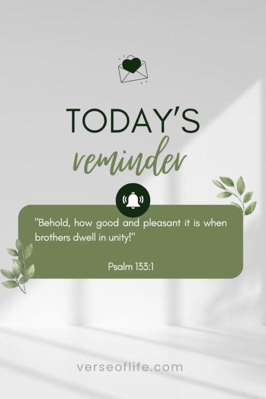 Todays reminder of Psalm 1331 Powerful Bible Verses for a Nation