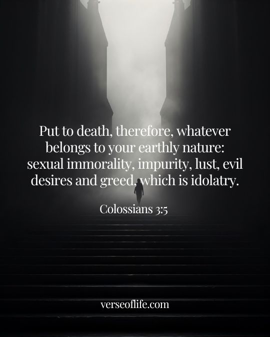 Colossians 3_5 Essential Bible Verses About Sin