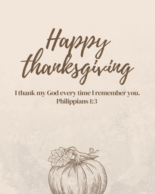 Philippians 1_3 Inspiring Bible Verses for Thanksgiving