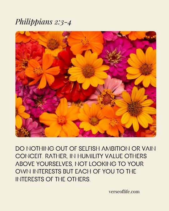 Philippians 2_3-4 Bible Verses About Humility