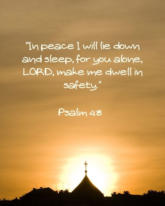 Psalm 4_8 Bible Verses to Protect Your Home from Evil
